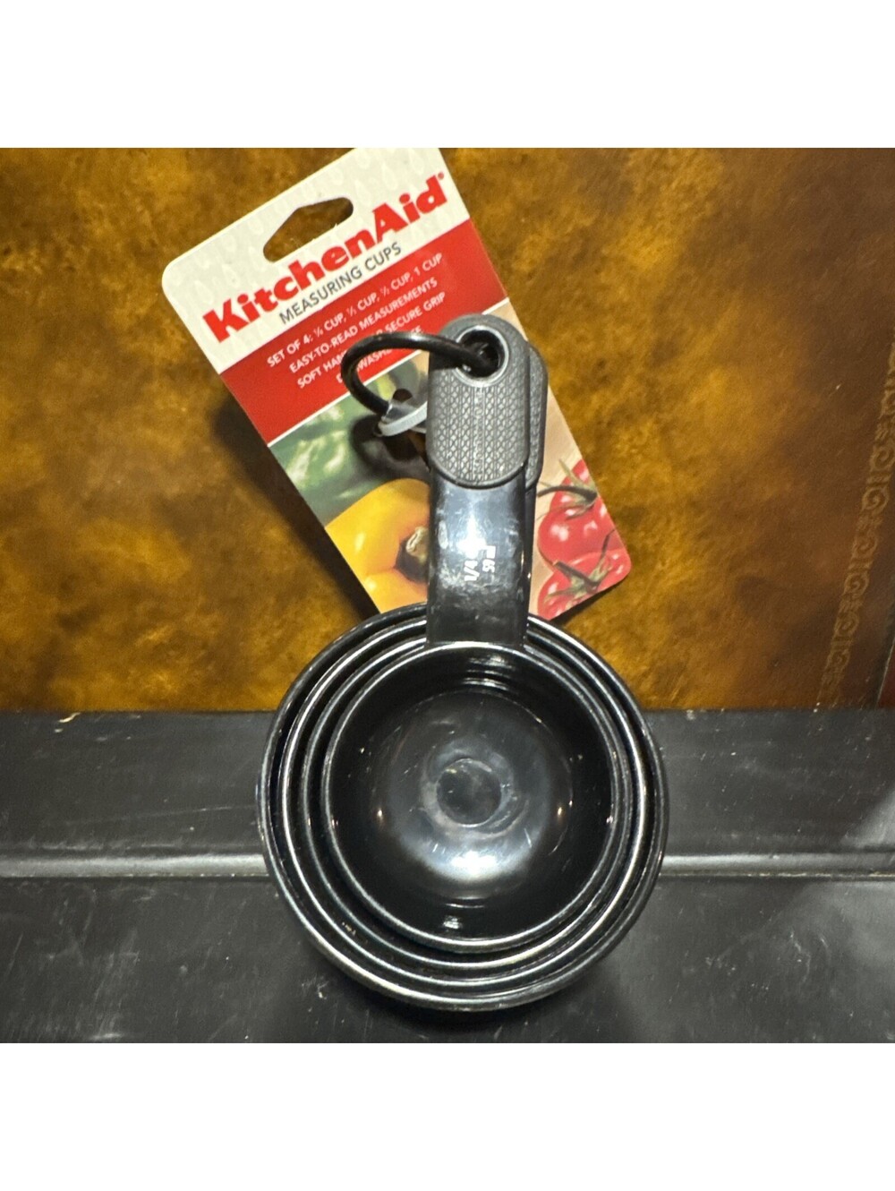 KitchenAid 4-pc. Measuring Cup Set, Black NIP HTF